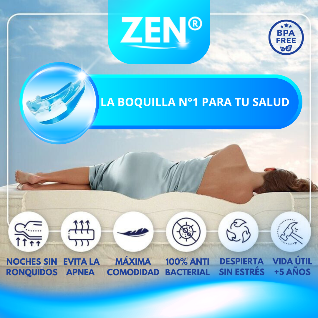 ZEN® - BOQUILLA ANTI RONQUIDOS / ELIMINA RONQUIDOS