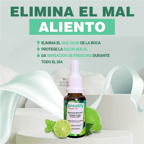 BREATIFY™ - GOTAS CONTRA EL MAL ALIENTO (ENVÍO GRATIS)