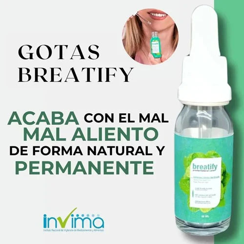 BREATIFY™ - GOTAS CONTRA EL MAL ALIENTO (ENVÍO GRATIS)