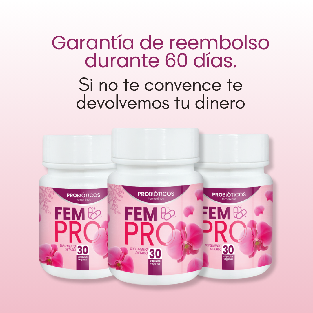 FEM PRO™ - PROBIÓTICOS FEMENINOS (ENVÍO GRATIS)