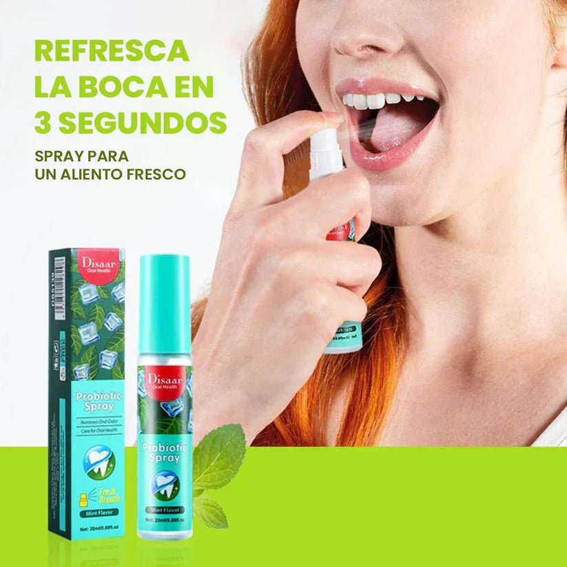 DISAAR FRESH BREATH - CONTROL MAL ALIENTO / PROBIOTIC SPRAY. (ENVÍO GRATIS)
