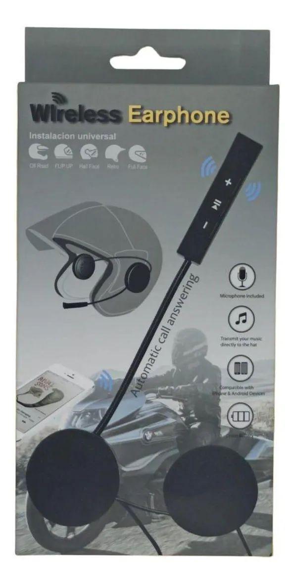 INTERCOMUNICADOR MOTOCICLETA - AURICULARES BLUETOOTH CON MICRÓFONO PARA MOTO (ENVÍO GRATIS)