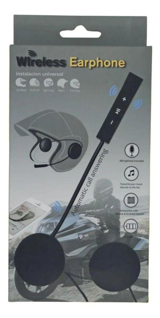 INTERCOMUNICADOR MOTOCICLETA - AURICULARES BLUETOOTH CON MICRÓFONO PARA MOTO (ENVÍO GRATIS)