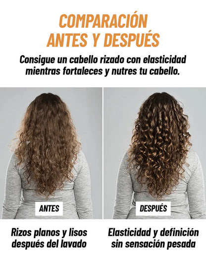 CREMA CAPILAR TRATAMIENTO RIZOS INTENSOS - RIZOS PERFECTOS Y DURADEROS / EFECTO PROFESIONAL EN TUS MANOS (ENVÍO GRATIS)