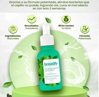 BREATIFY™ - GOTAS CONTRA EL MAL ALIENTO (ENVÍO GRATIS)