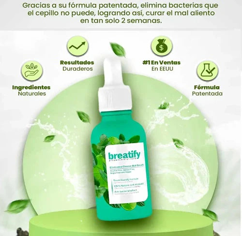 BREATIFY™ - GOTAS CONTRA EL MAL ALIENTO (ENVÍO GRATIS)