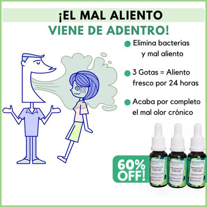 BREATIFY™ - GOTAS CONTRA EL MAL ALIENTO (ENVÍO GRATIS)