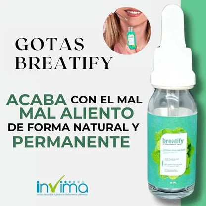 BREATIFY™ - GOTAS CONTRA EL MAL ALIENTO (ENVÍO GRATIS)