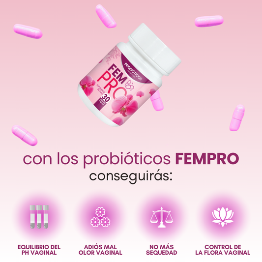 FEM PRO™ - PROBIÓTICOS FEMENINOS (ENVÍO GRATIS)