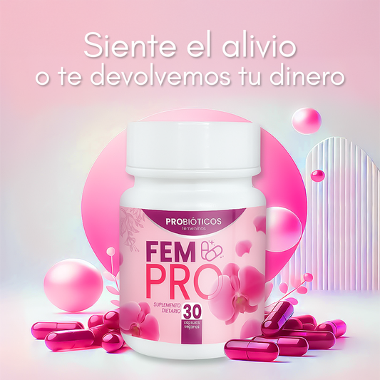 FEM PRO™ - PROBIÓTICOS FEMENINOS (ENVÍO GRATIS)